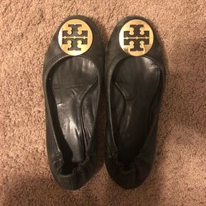 TORY BURCH black flats size 9.5